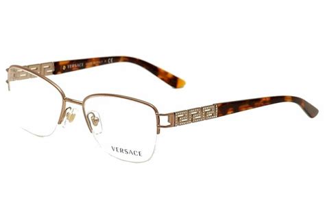 versace women s eyeglasses ve1220b ve 1220 b semi rim