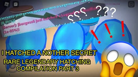 🤩rare Legendary Hatching Compilation Part 3 Blizzard Egg ️ 🥶 [ Bubble