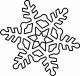 Snowflake Printable Snowflakes Cute Clipartmag sketch template