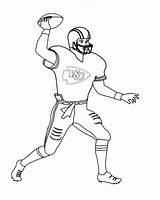 Chiefs Kansas City Coloring Pages Printable Player sketch template
