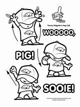 Razorback Football Razorbacks Hogs Baylor Hog Pig sketch template