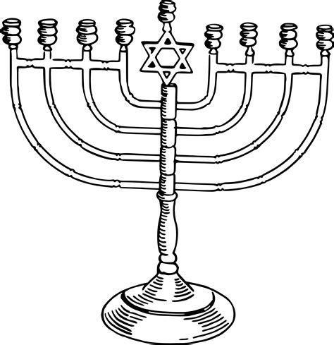 menorah hanukkah judaism drawing clip art judaism png