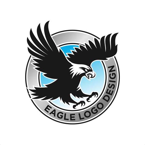 eagle bird logo design vector template  vector art  vecteezy