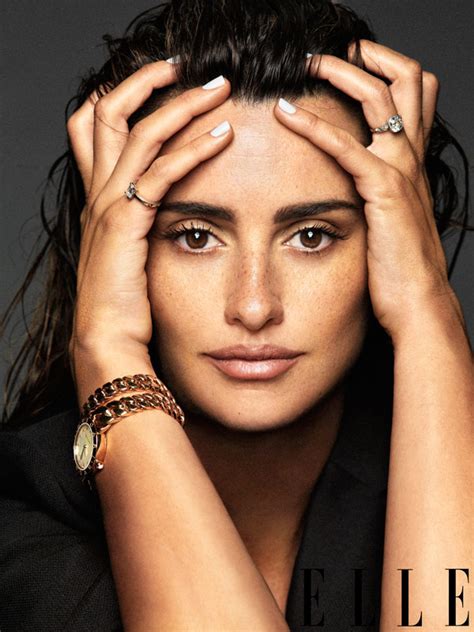 penelope cruz without makeup — bare faced for ‘elle november issue hollywood life
