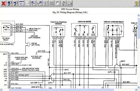 toyota pickup wiring diagram wiring diagram  schematics