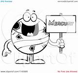 Mercury Coloring Clipart Planet Holding Sign Cartoon Pages Kids Cory Thoman Outlined Vector Clipartpanda Designlooter Remodel 1024px 1080 64kb sketch template