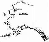 Coloring Alaska Map Popular Coloringhome sketch template