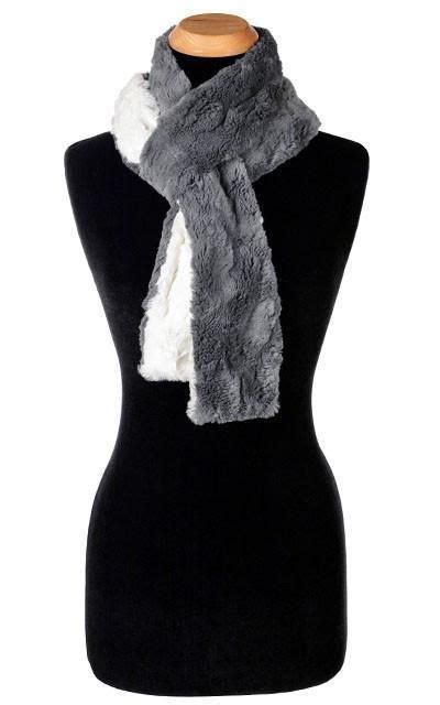 classic scarf  tone cuddly faux fur  stone limited