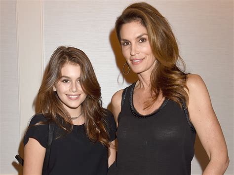 Celebrity Mother And Daughter Look Alikes Cindy Crawford