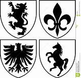 Crest Wappen Heraldic Heraldry Crests Heraldische Scheitel Shields Schablone Ritter sketch template
