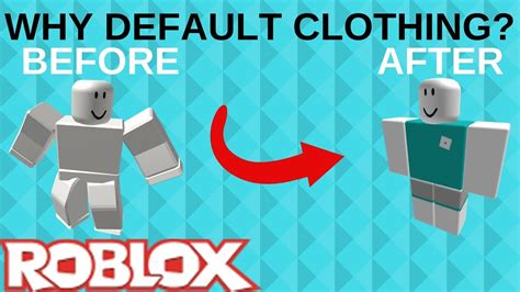 default clothing  roblox youtube