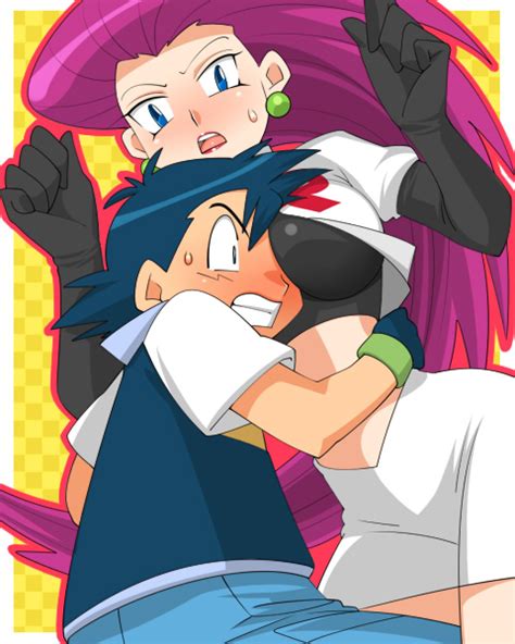 jessie musashi and ash ketchum satoshi pokemon