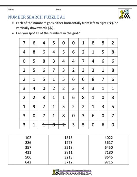 math puzzle  printable math logic  number puzzle  kids