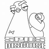Spies Disguise Sterling Killian Pigeon sketch template