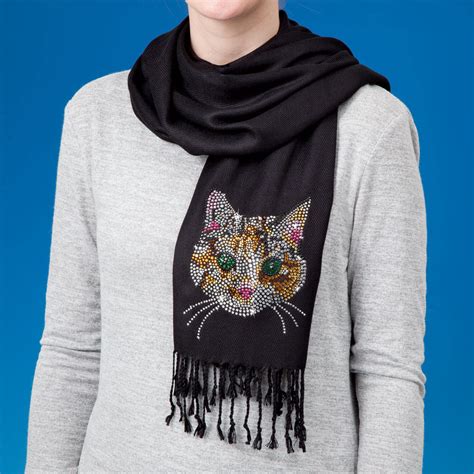 bling cat scarf spilsbury