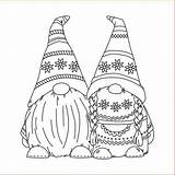 Gnome Gnomes Ausmalbilder Wichtel Fensterbilder Grappige Vorlagen Nisse Noël 10x10 Postzegels Schablonen Weihnachtsmalvorlagen Dessins Kleurplaat Karten Transparant Snijden Ambachten Tomte sketch template