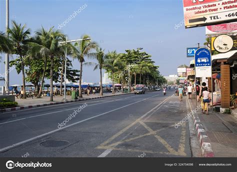 Pattaya Main Road Pattaya Beach Road Pattaya Thailand – Stock Editorial