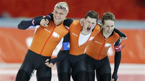 Netherlands Complete Team Pursuit Double Speed Skating Eurosport