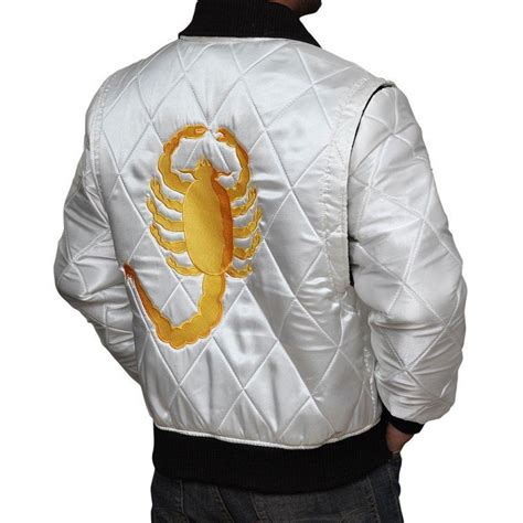 scorpion drive jacket ryan gosling bomber satin jacket