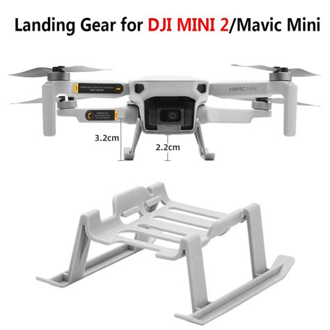 landing gear  dji mini mavic mini height extended leg protector quick release feet