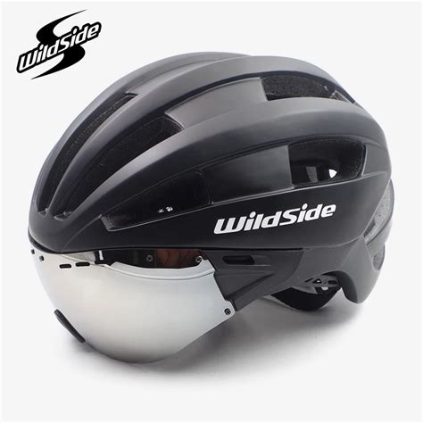 cycling helmet  goggles sun visor glasses urban mtb bicycle helmet mountain aero time trial