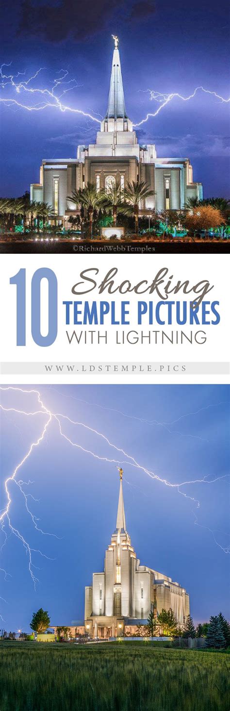 10 incredible pictures of lds temples with lightning every year