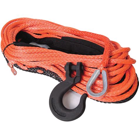 mile marker synthetic winch rope    ft model    northern tool