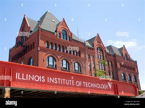 campus building   illinois institute  technology chicago stock