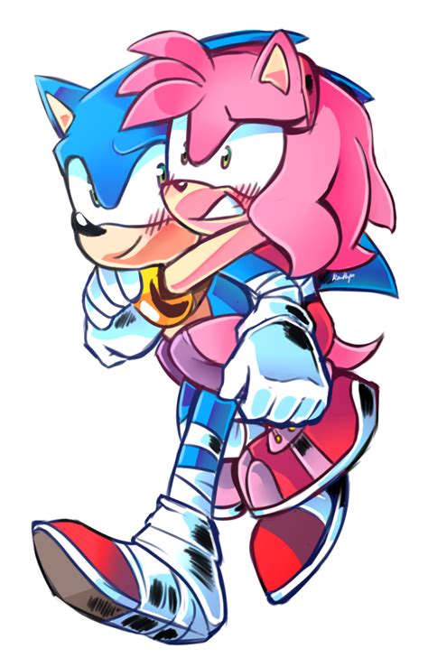 hold on by proboom on deviantart sonic y amy imagenes animadas y erizos