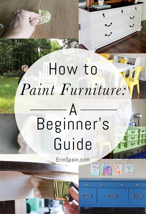 paint furniture  beginners guide erin spain