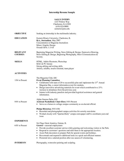 resume objective examples fillable printable  forms handypdf