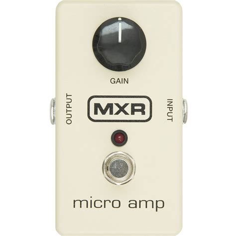 micro amp mxr  micro amp audiofanzine