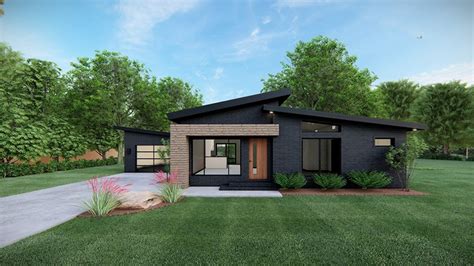 contemporary style house plan  beds  baths  sqft plan   homeplanscom