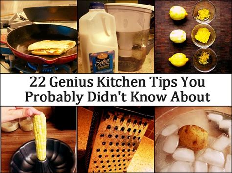 22 genius kitchen tips you probably didn t know about