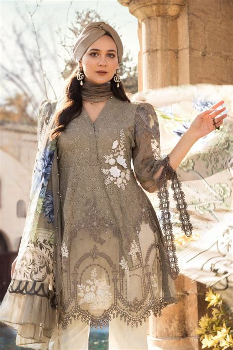 maria b lawn collection 2021 best pakistani designer summer dresses 5