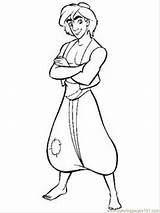 Aladdin Coloring Pages Disney Popular Kids sketch template
