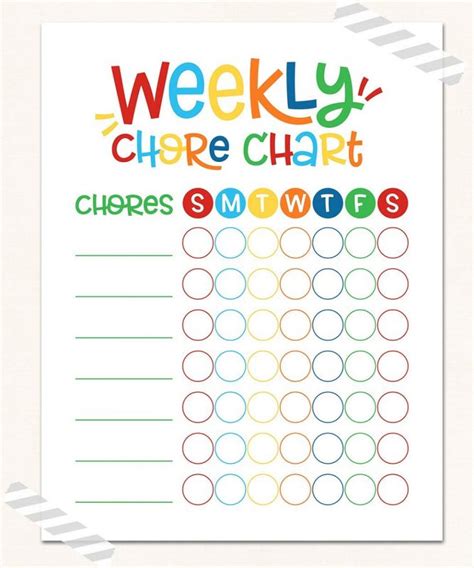 childrens reward chart  worksheets