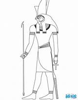 Coloring Pages Horus Egyptian God Osiris Deity Egypt Para Colorear Kids Isis Gods Egipto Ancient Ra Antiguo Printable Template Library sketch template