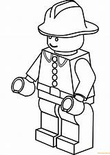 Firefighter Lego City Pages Coloring Color sketch template