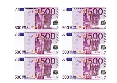 euro bankbiljet printbaar sjabloon papercraft