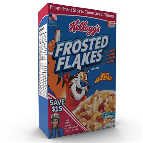 frosted flakes cereal box max