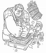 Wreck Ralph Coloring Pages Printables sketch template