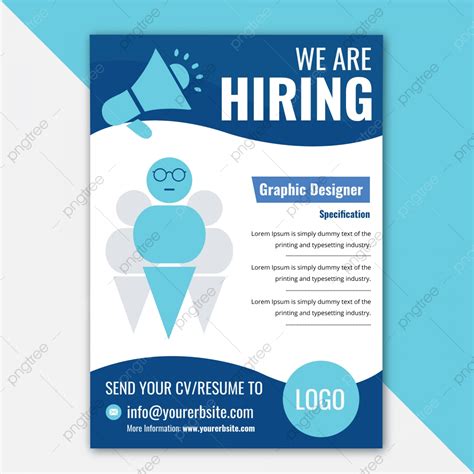 hiring flyer template   pngtree