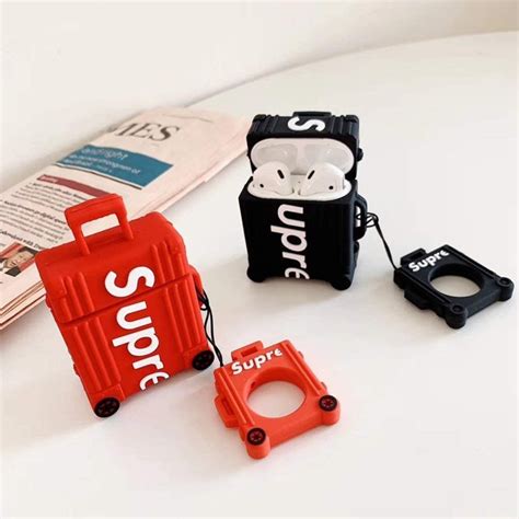 top supreme airpods case headphone protective covers     stuffs