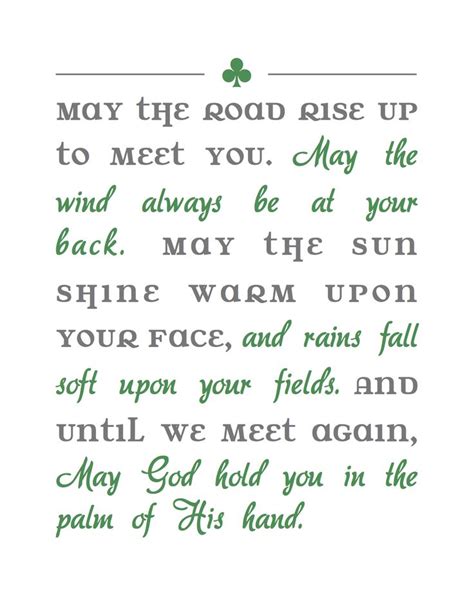 irish blessing printables  irish irish blessing  irish