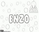 Boy Enzo Name Niels Coloring Names Pages Child Oncoloring sketch template