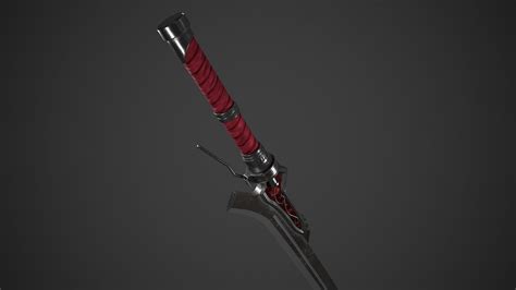 Red Queen Sword 3d Model Cgtrader