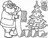 Santa Coloring Claus Pages Town Coming Elf Hat Printable Drawing Getdrawings Getcolorings Kids Color Colorings sketch template