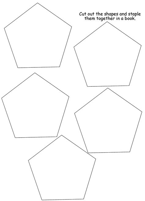 matchless printable pentagon template detailed lesson plan  parts