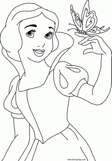 printable disney princess coloring pages  kids